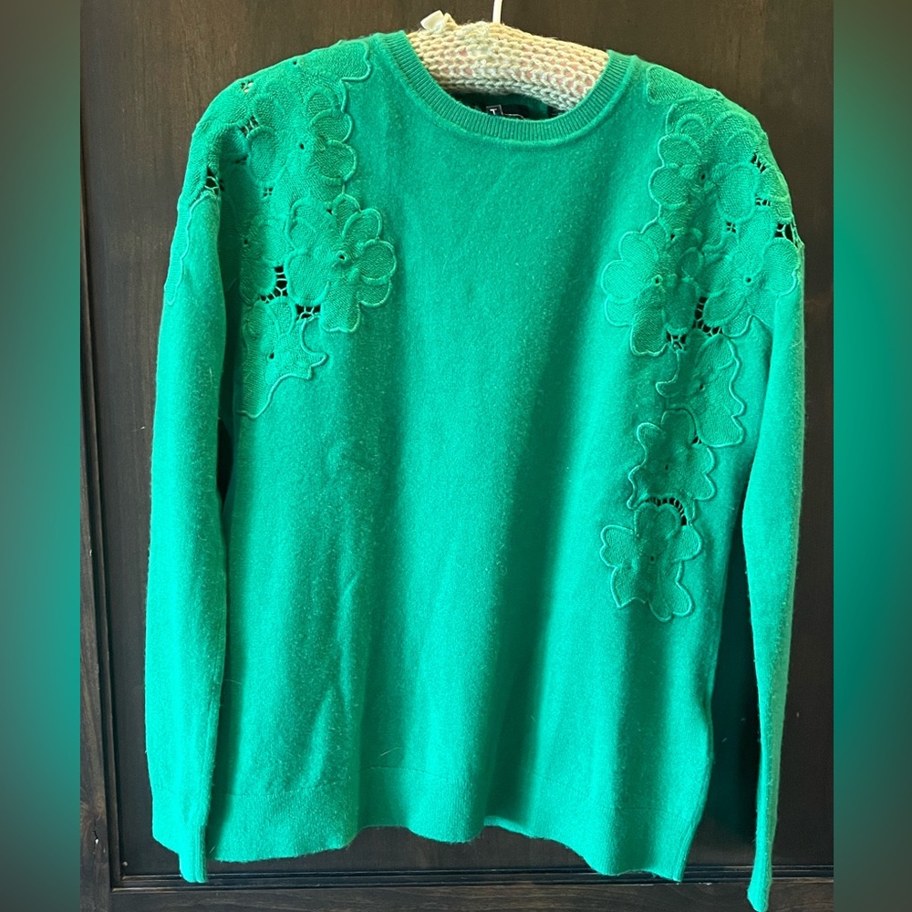 TED BAKER kelly green wool sweater